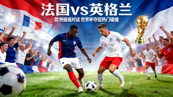 法国 vs 英格兰 欧洲强强对话 世界杯夺冠热门碰撞